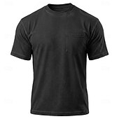 voordelige basis t-shirts-SoftFade™ Heren T Shirt 100% Katoen Acid Wash Shirt Tee Top Korte Mouwen Ronde Hals Crewneck Zomer Lente Effen Kleur Vintage Streetwear Designer Zak Garment Dyed Vervaagd Casual Vakantie Straat