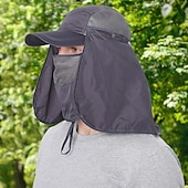 cheap Heating &amp; Cooling-2-in-1 UV Protection Sun Hat for Men &amp; Women, Outdoor Summer Hat with Removable Face Shield for Fishing, Hiking &amp; Camping, Lightweight, Breathable, Quick-Dry Sun Hat for Full Face &amp; Neck Protection