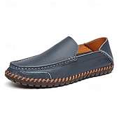 voordelige Casual loafers-Bruine instappers voor heren, lichtgewicht comfortabele wandelschoenen, zachte alledaagse schoenen voor dagelijks gebruik, reizen, autorijden, buitenactiviteiten en een ontspannen smart casual stijl.