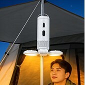 お買い得  キャンプ用ライトとランタン-キャンプ用COB懐中電灯、充電式、作業灯、RGBアンビエントモード、アウトドアキャンプ、バックパッキング用 &amp; 緊急