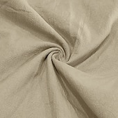 ieftine Vacanţă-Bărbați Pantaloni scurți din in Pantaloni scurți de vară Pantaloni scurți de plajă Cordon Buzunar Talie elastică Culoare solida Confort Respirabil Lungime gambă Casual Zilnic Plajă Vacanță Modă Negru