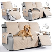 cheap Recliner Cover-Waterproof Recliner Couch Covers for Pets, Sofa Covers  Washable Reclining Sofa Cover Non-Slip Furniture Protector with Elastic Straps Pocket for Dogs