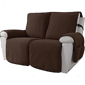 ieftine Husă pentru fotoliu reclinabil-husă de canapea impermeabilă, husă de canapea antiderapantă, durabilă, prietenoasă cu animalele de companie, anti-pete, culoare solidă, covoraș de canapea modern și minimalist, acoperire completă pentru câini și pisici, sufragerie, utilizare în tot sezonu