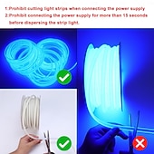 economico Strisce luminose a spina-Striscia LED COB impermeabile per esterni da 2-40 metri - luce bianca calda naturale, luce rossa, luce blu, luce verde, luce gialla, luce rosa, luce viola con cavo di commutazione da 1,5 m,