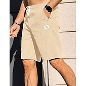 economico Pantaloncini casual-Per uomo Shorts Shorts da Spiaggia Pantaloncini casual Pantaloncini di velluto a coste Tasca Elastico in vita Semplice Comodità Traspirante Lunghezza al ginocchio All'aperto Spiaggia Vacanza Vacanza