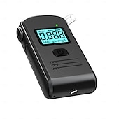 economico Sicurezza e protezione dell'auto-Etilometro digitale professionale portatile, tester di alcol ad alta precisione per uso personale, risultati accurati del tasso alcolemico con display LCD, 3 unità di misura %alcolemia g/l mg/l