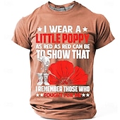 abordables Camisetas Patrióticas 250-Día de los Caídos Hombre Argot divertido Camiseta Manga Corta Camiseta Impresión 3D Cuello Barco Camisa Moda Diario Diario Calle Azul Piscina Rojo Verano Primavera Ropa S M L XL XXL XXXL