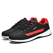 baratos Sapatos Casuais com Cadarço-Homens Casual Ao ar livre Pele PU Com Cadarço Preto Azul Verão Primavera Outono