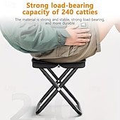 cheap Outdoor Recreation-Portable Folding Chair Adult Heavy-Duty Portable Folding Chair with a 440 lbs Weight Capacity, Lightweight and Sturdy Frame, Compact Foldable Outdoor Chair with Portability, Stool-Like, Weather-Resist
