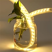 preiswerte Stecken Sie Lichtleisten ein-Hochleistungsfähige, wasserdichte LED-Streifen, 180 LEDs pro Meter, 220-V-EU-Stecker, warmweiß, weiß und neutralweiß, für Garten, Hochzeit, Urlaub, Pool, Party und als stimmungsvolle Dekorationsbeleuchtung.