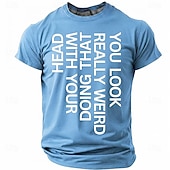  Bărbați Amuzant Tricou Manșon scurt Tricou Tipărire 3D Stil Nautic Cămașă Modă Designer Simplu Casual Zilnic Petrecere Roșu-aprins Vară Primăvară Îmbrăcăminte S M L XL XXL XXXL