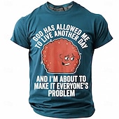  Homens Engraçado Camiseta Manga Curta Camiseta Impressão 3D Gola Redonda Camisa Moda Designer Simples Casual Diário Festa Azul Lago Verão Primavera Roupa S M L XL XXL XXXL