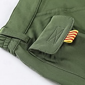 billige Shorts, tights og bukser for menn-Herre Helfarge MTB-shorts Sykkelshorts Sykkel Shorts Løstsittende shorts Slimfit sport Hurtigtørkende Vanntett Glidelås Pustende Svart Militærgrønn Klær Sykkelklær