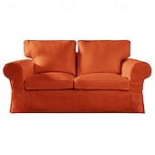 cheap Sofa Cover-2 Seat Sofa Cover or  2 Seat Sofa Bed Cover with Cushion Covers and Backrest Covers For Ektorp Couch Slipcover Washable Furniture Protector  LITB PRIME cover Ektcover