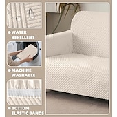 voordelige Bankhoes-Waterbestendige, elastische bankhoes, jacquard hoes, antislip, wasbaar, meubelbeschermer, huisdiervriendelijk, voor de woonkamer.