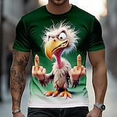  Men's Animal Funny T Shirt Short Sleeve T shirt 3D Print Crew Neck Shirt Exaggerated Designer Party Holiday Blue Black Red Summer Spring Clothing Apparel S M L XL XXL XXXL