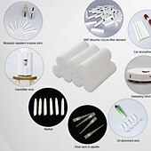 cheap Home Supplies-100Pcs Humidifier Stick Filter Refill - Mini Air Diffuser Pure Wicks Refill Cotton Filter Sticks Replacement Wicks for Small Portable Humidifier Diffuser in Office Bedroom Home