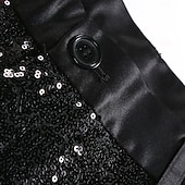 cheap Bottoms-Retro Vintage Disco 1980s Shorts Disco Sequins Fancy Dress Men's Halloween Carnival Performance Bar Adults' Shorts Summer