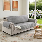 olcso Kanapé huzat-vízálló, megfordítható kanapéhuzat 3 párnára, háziállatbarát kanapéhuzat kutyáknak, mosható bútorvédő huzat csúszásgátló rugalmas pánttal