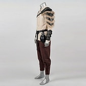 economico Outfit-Set Retrò Vintage Medievale Rinascimento Pantaloni Da giorno Cintura in Vita con accessori Lunghe Vichinghi Ranger Allacciato Costume Per uomo Vichingo Mascherata Fiera Rinascimentale LARP Adulti