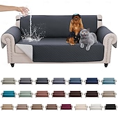 cheap Sofa Cover-100% Waterproof Couch Covers Sofa Covers for Dogs Couch Protector Triple Non-Slip Sofa Slipcover for 3 Cushion Couch Furniture Protector for Pets, Kids,Dog