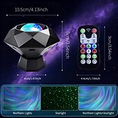 Недорогие огни проектора звездной галактики-Новая креативная светодиодная премиальная лазерная лампа с эффектом звездного неба для спальни, общежития, прикроватной проекции, романтическая, мечтательная, высококачественная проекционная лампа в