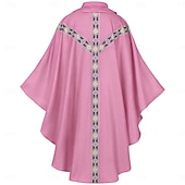 billiga Kappor och Kappor-Medeltida kostymer Renässans Kappa Präst Maskeradkläder Unisex Religiöst Halloween Karnival Renässansmässan LARP Vuxna Kappa