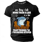  Tricou bărbătesc amuzant, sarcastic, cu guler rotund, mânecă scurtă, streetwear, casual, cadou, designer, îmbrăcăminte