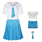 cheap Anime Costumes-Time Travel Anime Outfits Cosplay Suits JK Masquerade Daily School Uniforms Anime Expo Costume For Women's Adults'