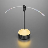  Ventilatori da tavolo ricaricabili, per uso interno ed esterno, ideali per campeggio, feste, ristoranti, cucine e barbecue, con opzione da tavolo e gancio per appenderli.