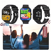 cheap Smartwatch-Smart Watch for Men Women (Make/Answer Call), Fitness Tracker with DIY Custom Wallpaper, Heart Rate Sleep Monitor, Weather Forecast, Pedometer, IP68 Waterproof Smartwatch for Android Phone iPhone iOS