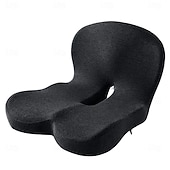 cheap Car Seat Covers-Ergonomic Memory Foam Seat Cushion - Orthopedic Chair Pad for Office Chair, Tailbone &amp; Coccyx Pain Relief Seat Pillow for Car, Gaming Chair, Wheelchair, Breathable Cover, Non-Slip