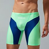 abordables Swim Trunks &amp; Board Shorts-Men's Swim Shorts Swim Trunks Geometric Patchwork Quick Dry Elastic Breathable Swimwear Bottoms Surfing Water Sports Swimming Summer