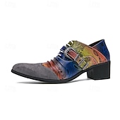 tanie Buty Oxford-męskie wielokolorowe mokasyny z klamrą, codzienne buty wizytowe, obuwie na imprezy, wesela, wieczorne wydarzenia i modne stylizacje
