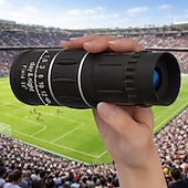 ieftine Telescop-Telescop monocular de mare putere 16x52 pentru meciuri de fotbal, monocular HD portabil pentru meciuri de fotbal &amp;turnee mondiale, lunetă portabilă potrivită pentru stadioane, pentru fanii sportului