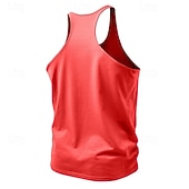 baratos Treningsskjorter uten armer-Men's Tank Top Vest Undershirt Sleeveless Shirt Sleeveless Crew Neck V Neck Scoop Neck Summer Plain Fashion Sporty Classic Quick Dry Casual Gym Street Black White Yellow Top Tee for Men