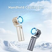 cheap Handheld Fans-Handheld Fan, Portable Mini Cooling Fan with 3S Rapid Cooling Technology, Ice-Cold Personal Fan USB Rechargeable, Foldable Small Fan for Hot Summer, Travel, Commuting, Outdoor Activities