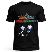 お買い得  ランニングTシャツとタンクトップ-男性用 幾何学模様 レタード サッカーの夏 グローバルマッチ ランニングトップ ランニングＴシャツ 夏 半袖 UPF 50 速乾性 高通気性 ジム ランニング フィットネス ブラック ホワイト スポーツウェア アクティブウェア