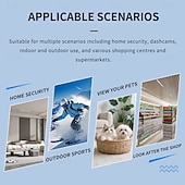 voordelige IP-netwerkcamera's voor binnen-Mini wifi-beveiligingscamera, kleine draadloze verborgen camera voor huisbeveiliging, 1080p HD-babyfoon met nachtzicht &amp;Bewegingsdetectie, draagbare minicamera met app-bediening voor baby- en