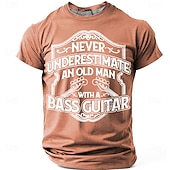  Voor heren Grappig jargon T-shirt Korte mouw T-shirt 3D-afdrukken Strakke ronde hals Overhemd Modieus Dagelijks Dagelijks Straat Rood Zomer Lente Kleding S M L XL XXL XXXL