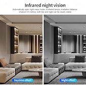 voordelige IP-netwerkcamera's voor binnen-Mini wifi-beveiligingscamera, kleine draadloze verborgen camera voor huisbeveiliging, 1080p HD-babyfoon met nachtzicht &amp;Bewegingsdetectie, draagbare minicamera met app-bediening voor baby- en