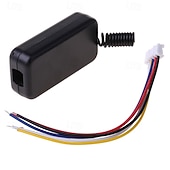 abordables Interrupteurs connectés-Interrupteur de télécommande sans fil 433 MHz, récepteur relais RF universel avec télécommande d'alimentation à bouton unique, contrôleur marche/arrêt sans fil pour ordinateur, lumières LED, portail,
