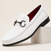 baratos Mocassins de couro premium-Mocassins masculinos de couro amarelo com fivela de metal, couro bovino de alta qualidade, sapatos sociais elegantes e casuais para homens, ideais para o escritório, eventos sociais e momentos de lazer.