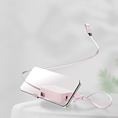 economico Cavetti per cellulari-Confezione da 2 cavi di ricarica retrattili 3 in 1 con supporto per telefono, cavo di ricarica multi USB per iPhone, tipo C, micro USB, colori macaron, cavo di ricarica da viaggio portatile
