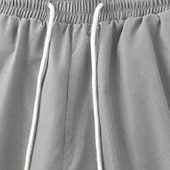 billiga Klassisk-Herr Cargobyxor Cargo-shorts Shorts Casual shorts Snörning Ficka Elastisk midja Slät Enfärgat Knelängd Utomhus Streetwear Camping Mode Streetwear Svart Marinblå Oelastisk