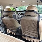 economico Accessori per veicoli-Rete divisoria universale per auto per animali domestici, divisorio regolabile per sedile posteriore dell'auto, barriera per cani, rete divisoria a maglie per sedile posteriore con cinghie regolabili