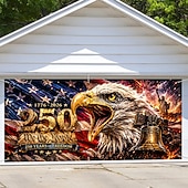 levne 250. výročí-Kryt garážových vrat k 250. výročí USA, vlastenecká dekorace ke Dni nezávislosti, ideální pro venkovní oslavy a sváteční dekorace.