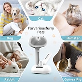 ieftine Îngrijirea părului-Perie de îngrijire pentru animale de companie cu spray electronic - instrument delicat pentru îndepărtarea nămolului pentru pisici &amp;Perie cu abur pentru câini și animale de companie, reduce