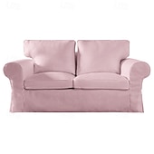 cheap Sofa Cover-2 Seat Sofa Cover or  2 Seat Sofa Bed Cover with Cushion Covers and Backrest Covers For Ektorp Couch Slipcover Washable Furniture Protector  LITB PRIME cover Ektcover