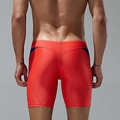 abordables Swim Trunks &amp; Board Shorts-Men's Swim Shorts Swim Trunks Geometric Patchwork Quick Dry Elastic Breathable Swimwear Bottoms Surfing Water Sports Swimming Summer